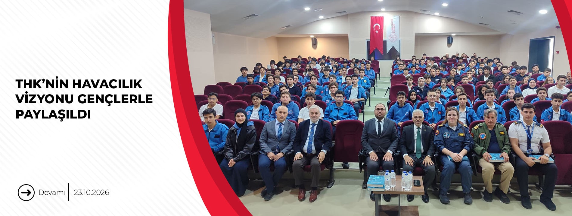 THK’NİN HAVACILIK VİZYONU GENÇLERLE PAYLAŞILDI
